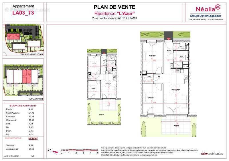 Appartement à ILLZACH