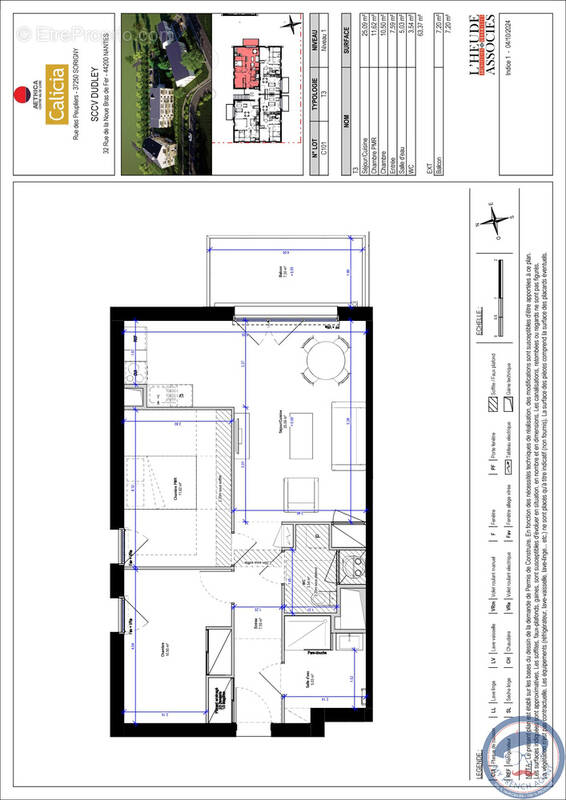 Appartement à SORIGNY