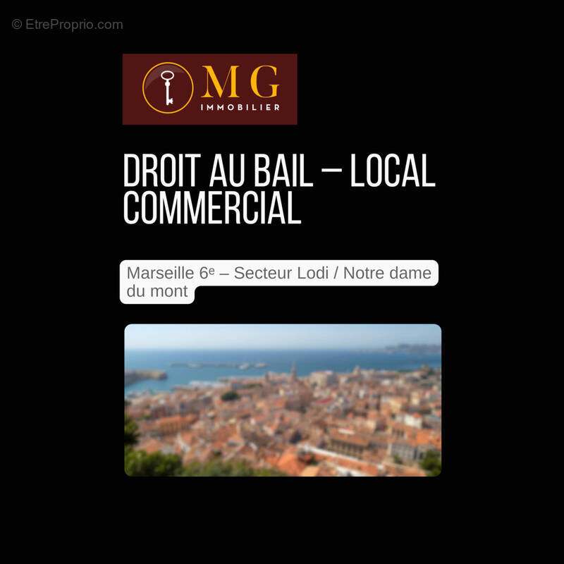 Commerce à MARSEILLE-6E