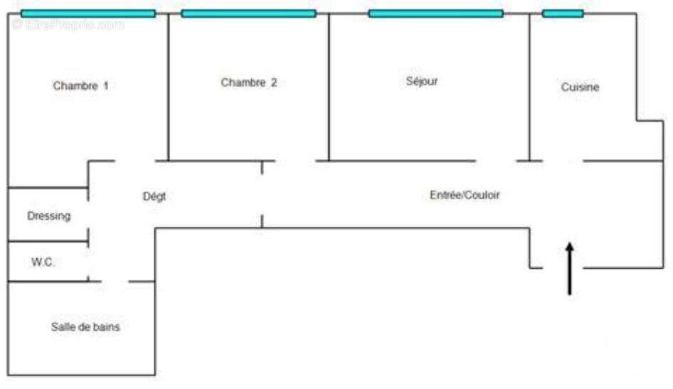 Appartement à PARIS-14E