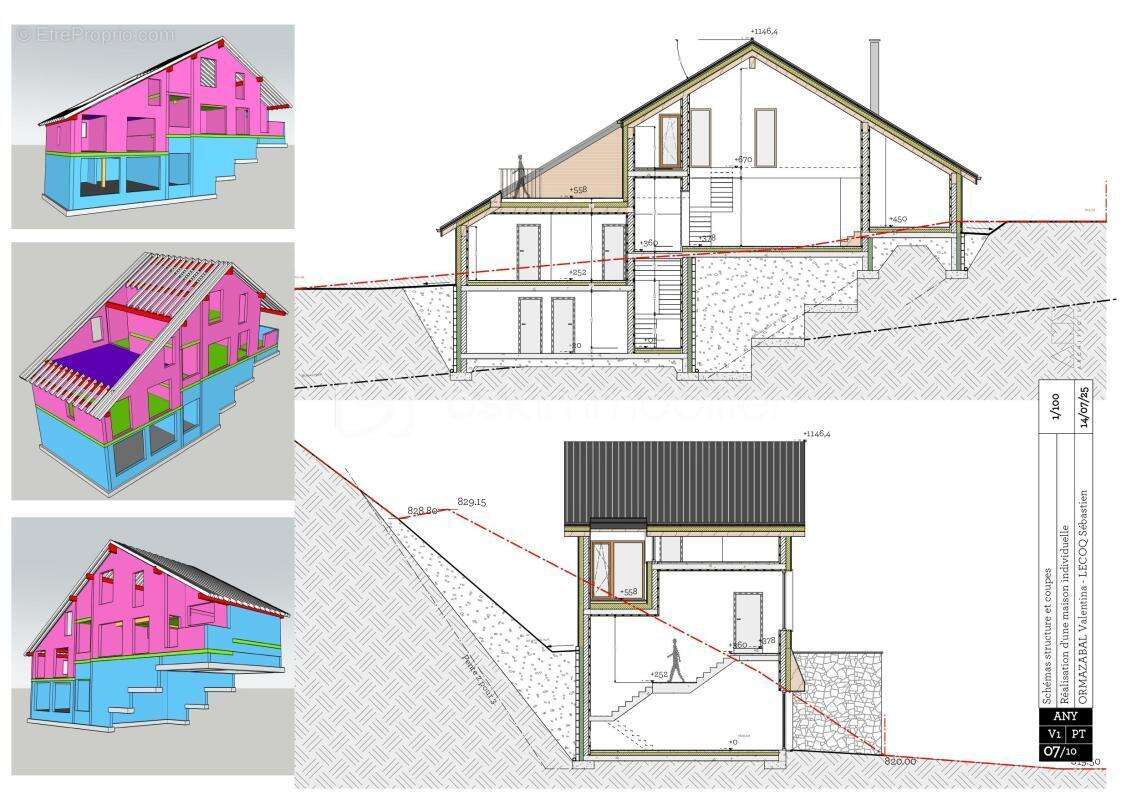 Terrain viabilisé de 793 m² avec permis de construire accepté - photo 3