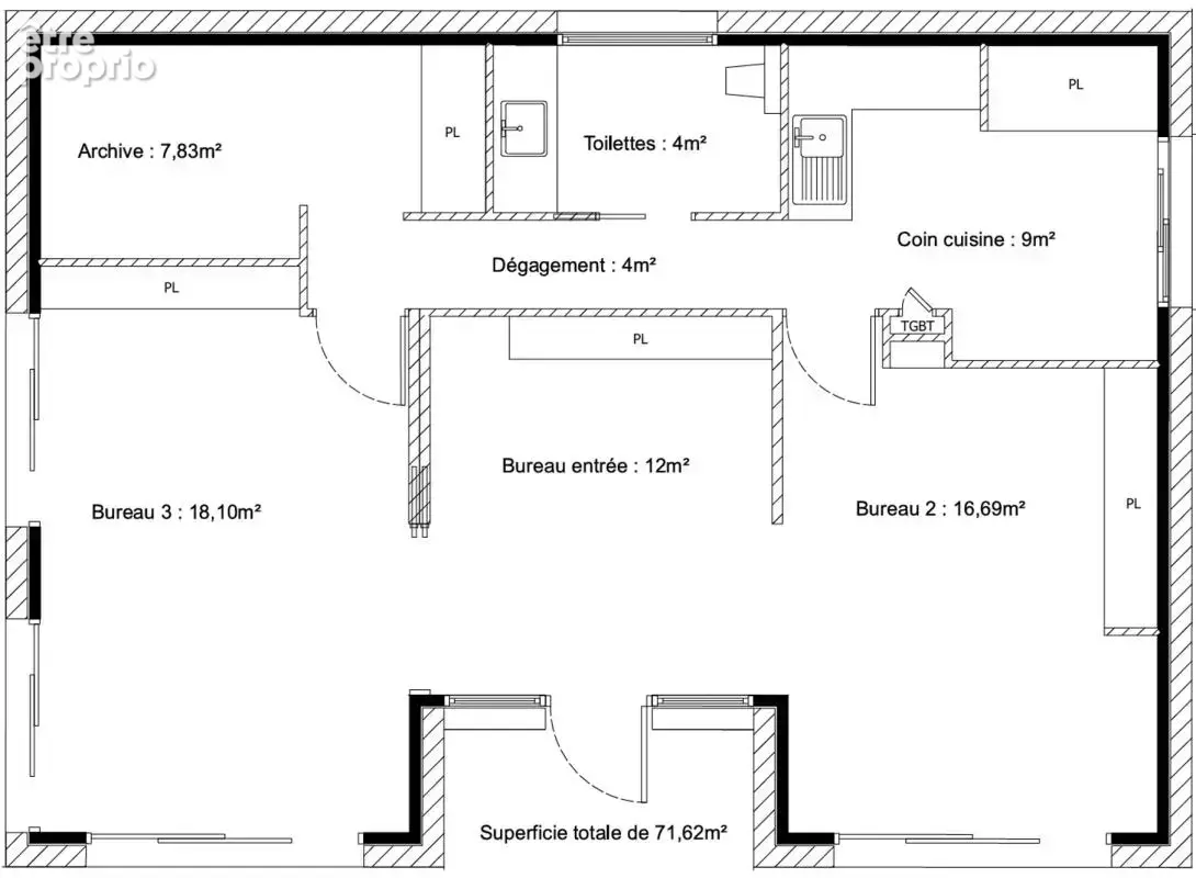 Commerce 72 m² à vendre à Merlevenez (56700) - photo 13