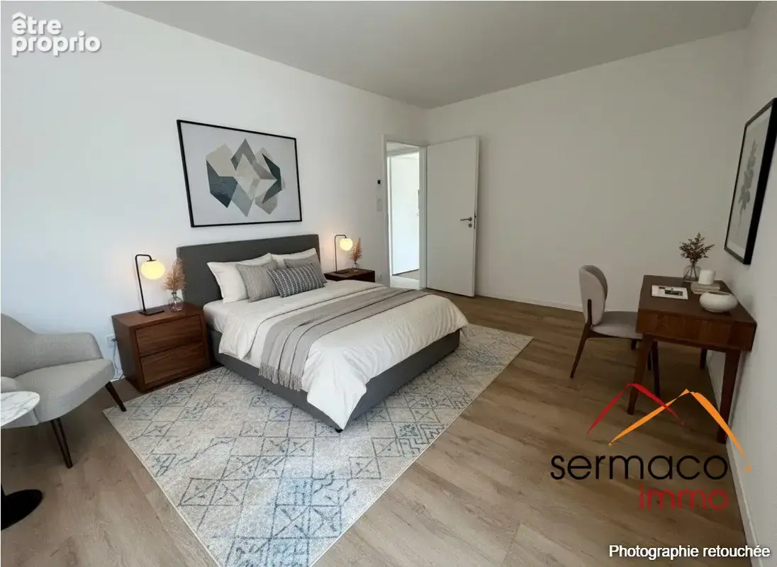 Chambre 1er meublée avec l'IA