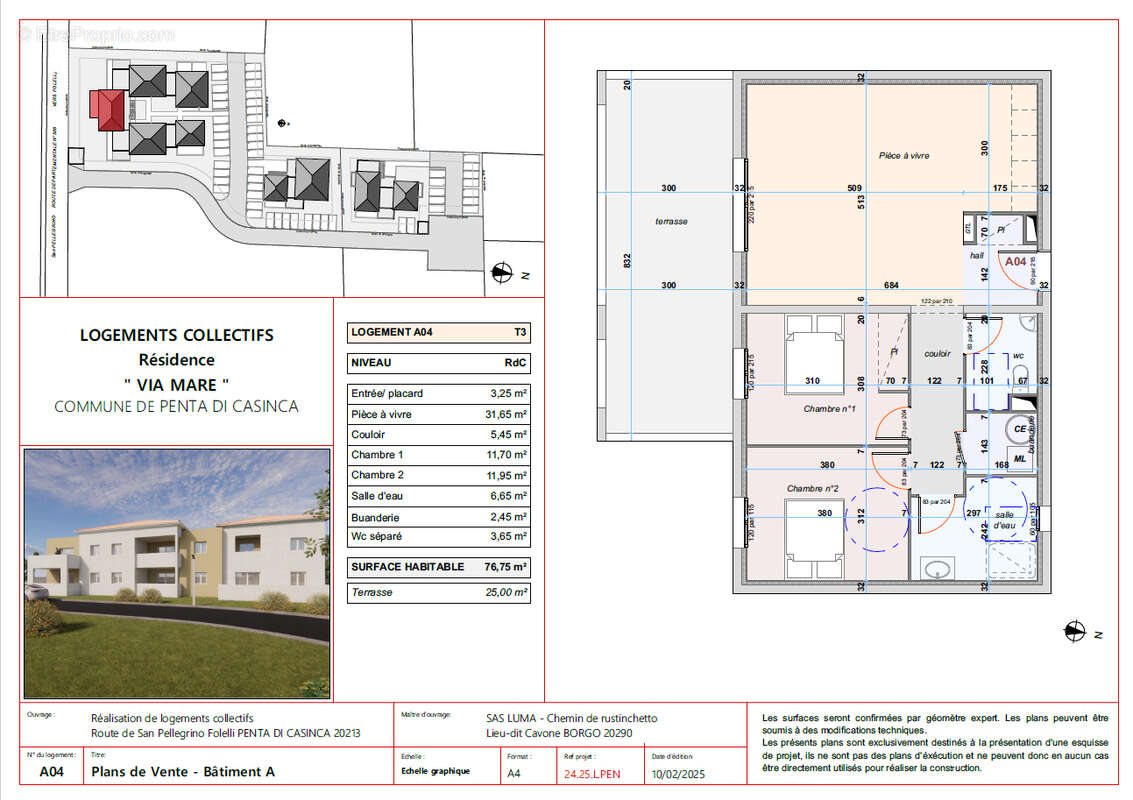 Appartement à PENTA-DI-CASINCA