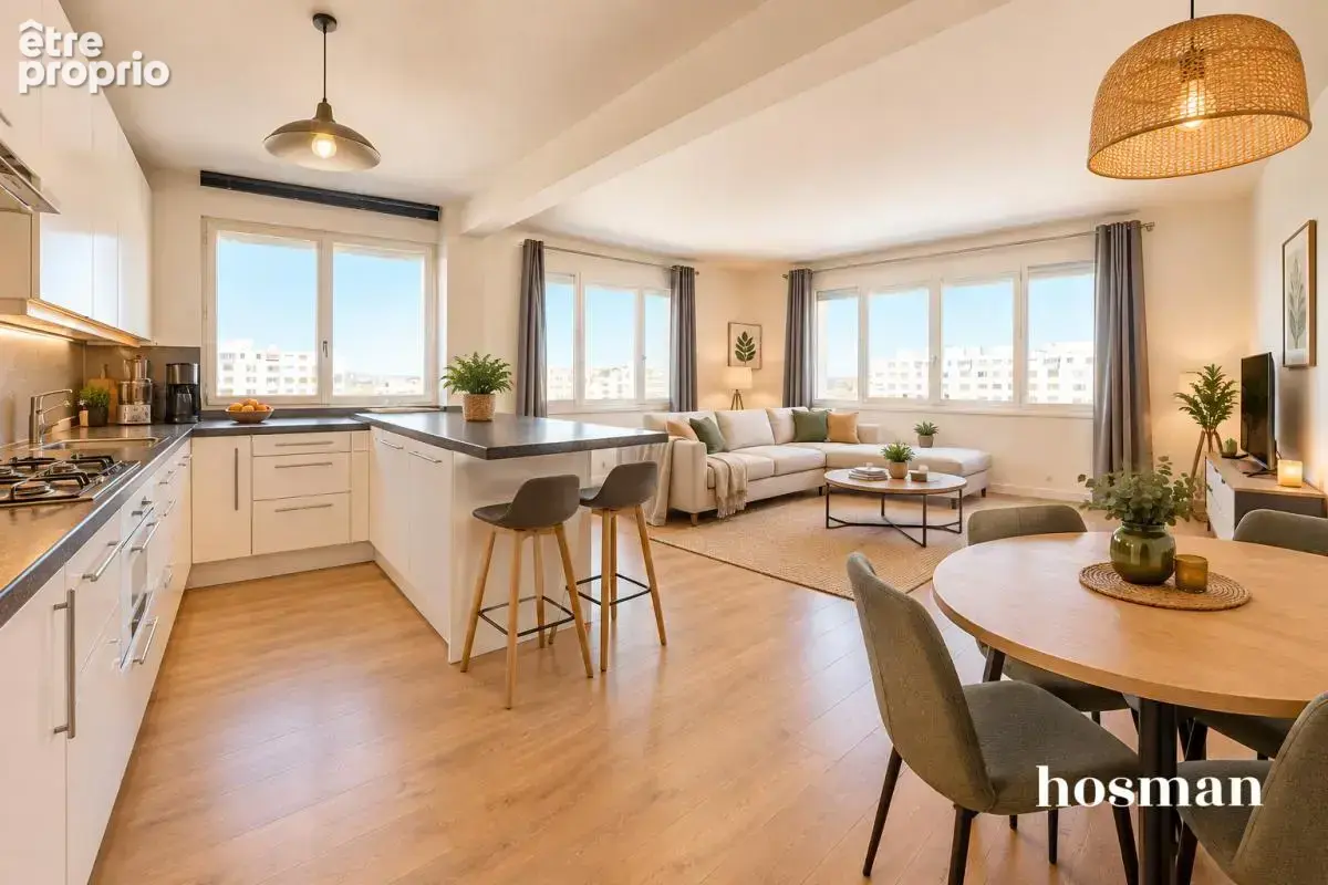 LYON 6ᵉ – Saint-Pothin  99 m² en 9ᵉ étage  Vue panoramique Croix-Rousse  Garage disponible - photo 4