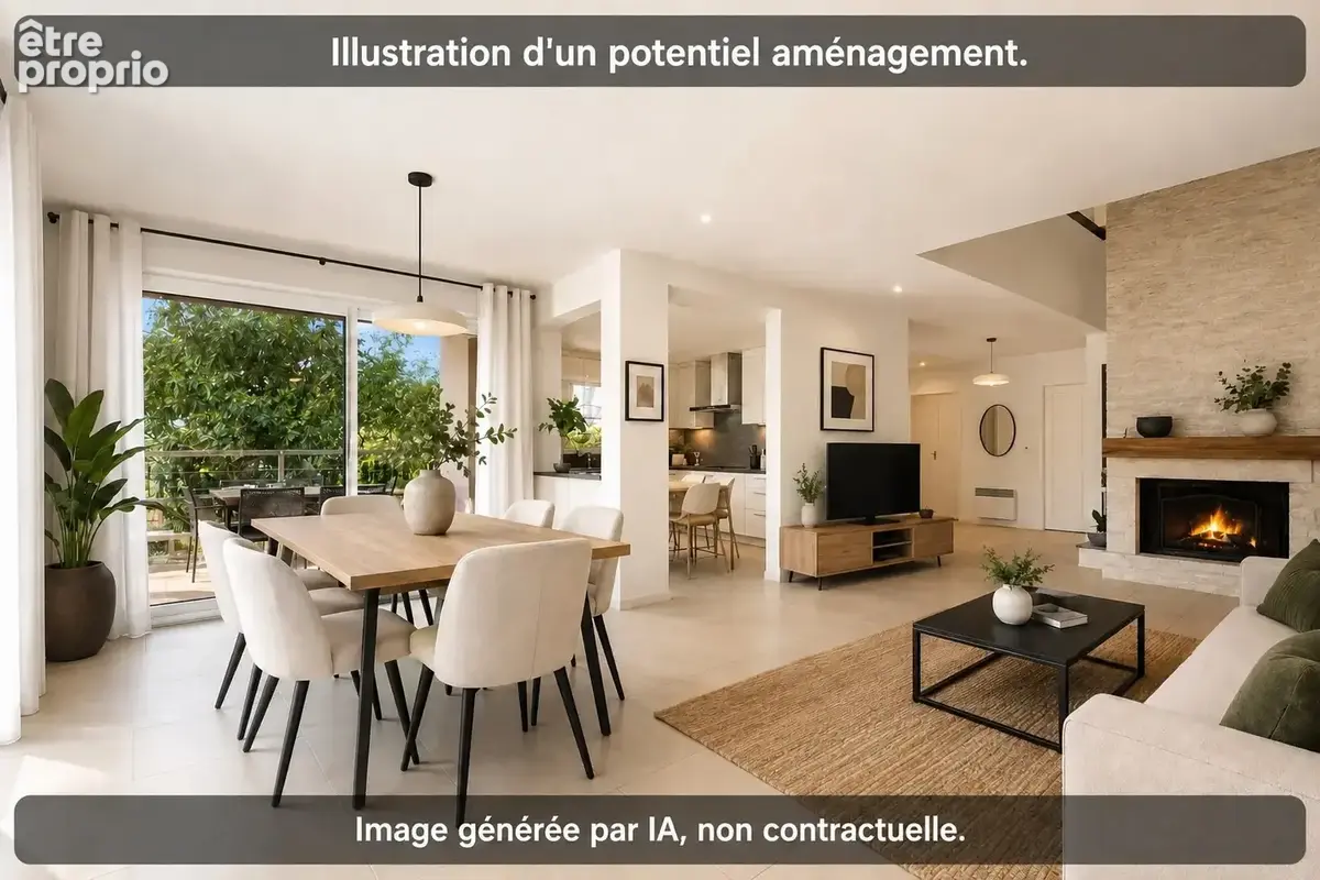 Chassieu   Maison familiale de 145 m2 avec jardin de 709 m2 à proximité du centre - photo 7