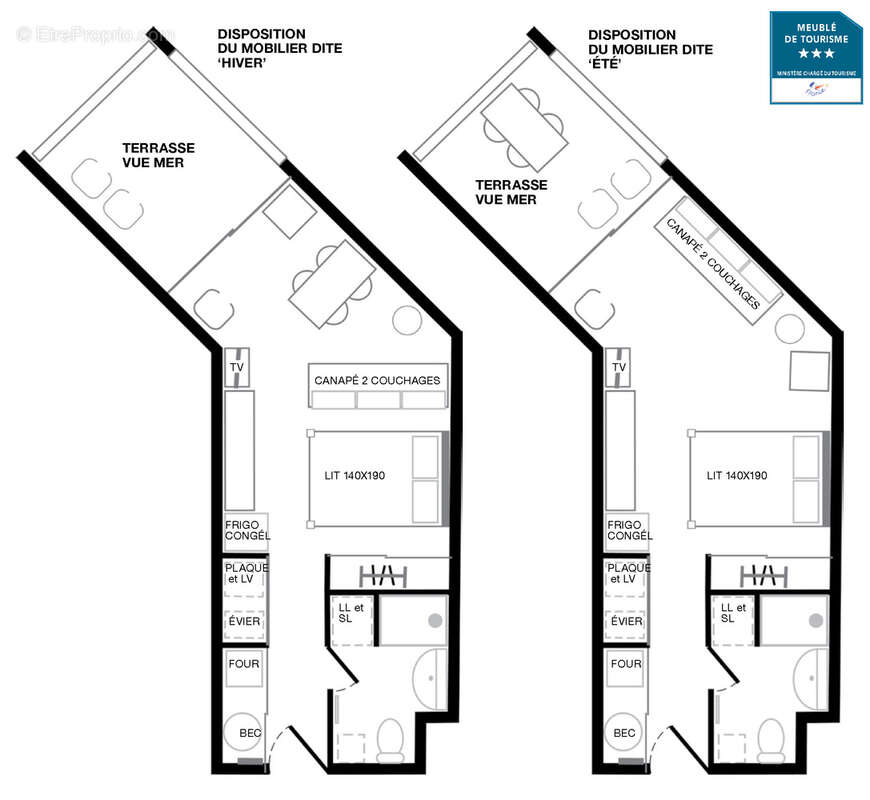 Appartement à SANTA-LUCIA-DI-MORIANI