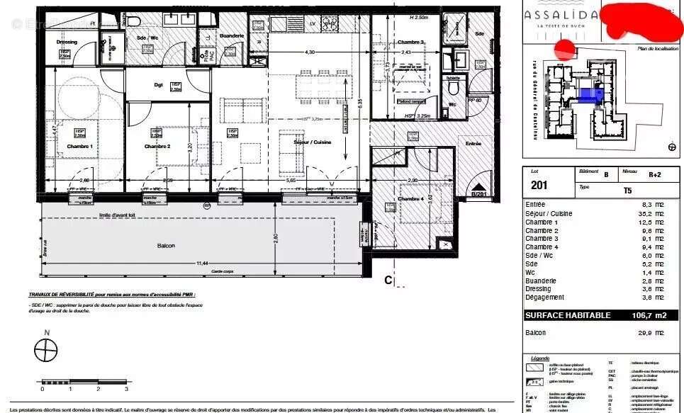 Appartement à LA TESTE-DE-BUCH
