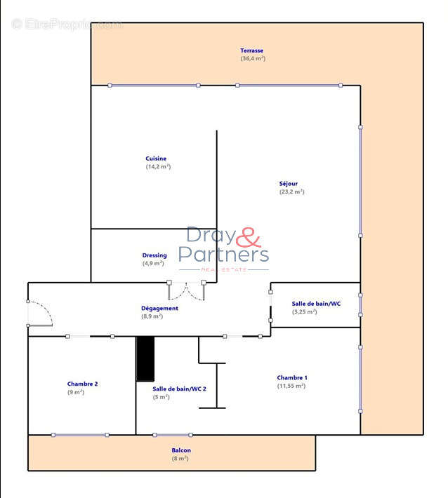 Appartement à VILLEFRANCHE-SUR-MER