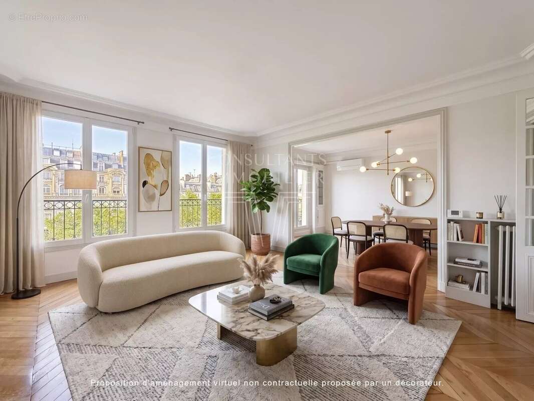Paris xvi - argentine - appartement familial - photo 2