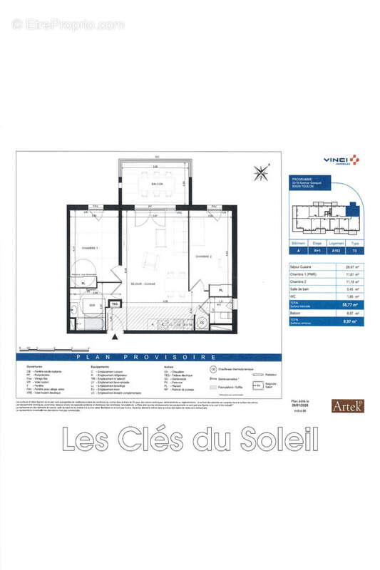 Appartement à TOULON