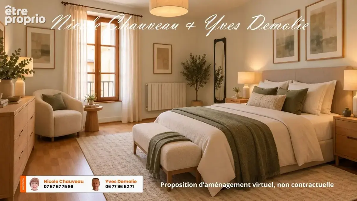 Issoire 63500 – maison de ville 88 m² rénovée – 2 chambres – garage – revenu locatif - 179 000€aison à vendre 4 pièces issoire ( - photo 7