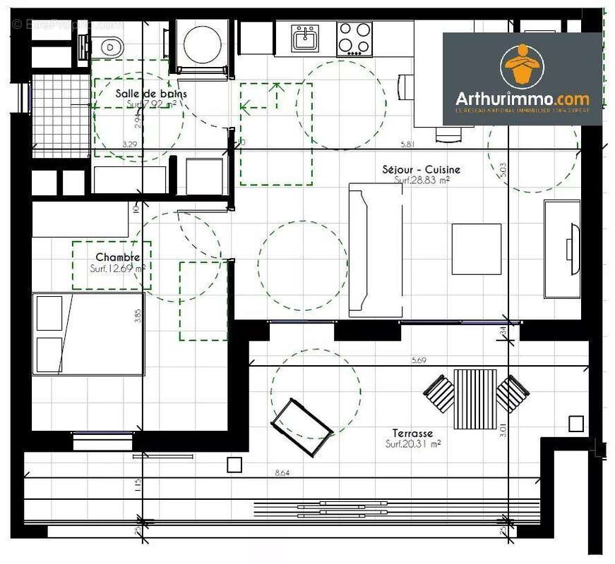 Appartement à PIETROSELLA