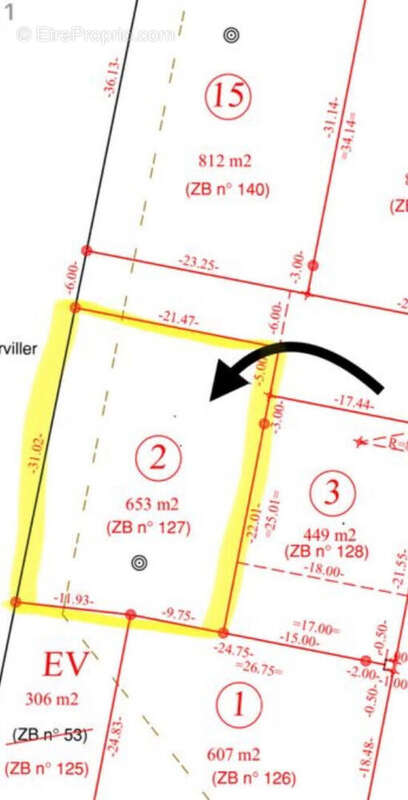 Terrain à SOMMERVILLER