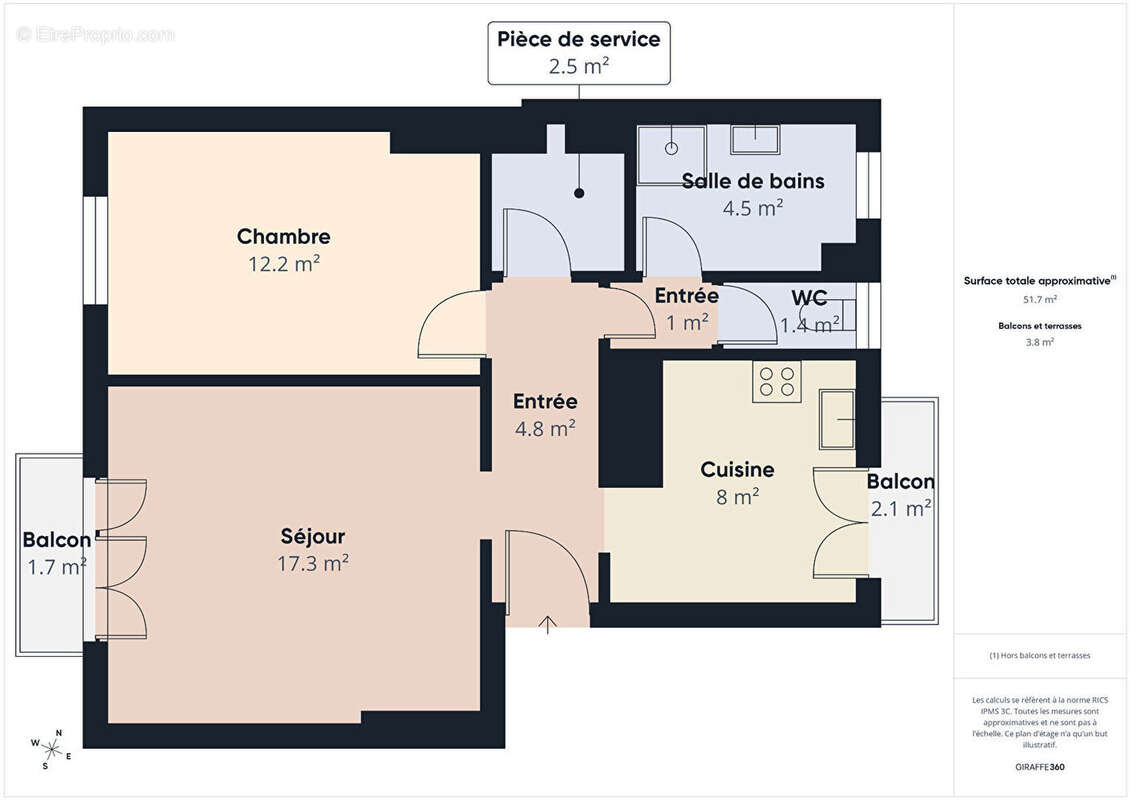 Appartement à ARS-SUR-MOSELLE