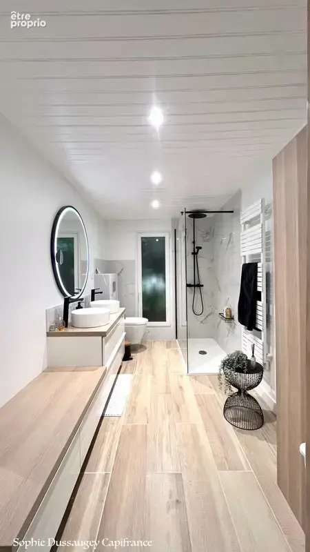 Yvrac, Maison d'architecte, 5 pièces, piscine, au calme, vue sur le parc (33) - photo 9