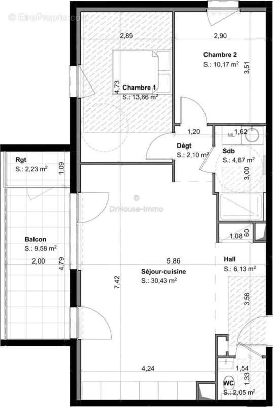 Appartement à HABSHEIM