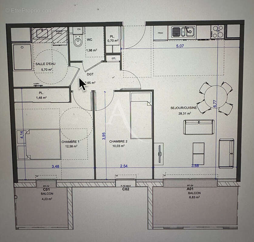 Appartement à CHARTRES