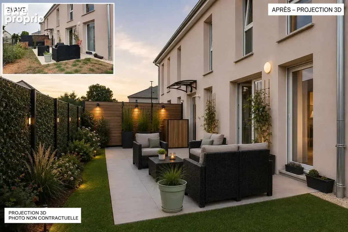 Maison -80m²- 3 chambres -JARDIN-PARKINGS - photo 4