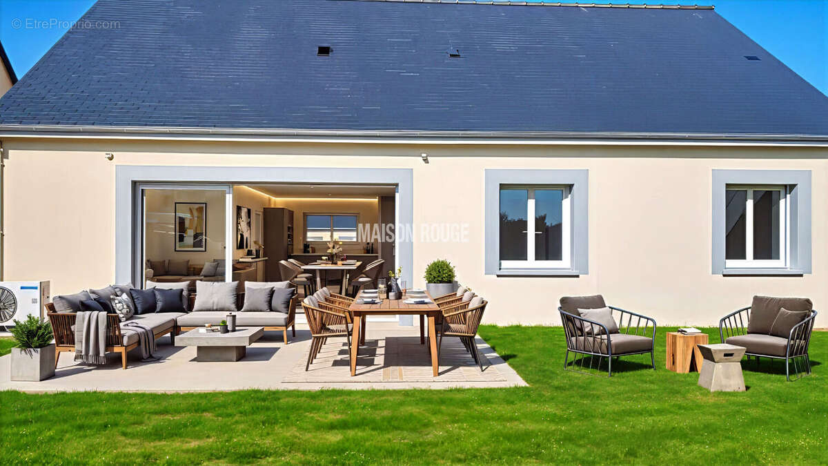 Maison neuve de plain-pied à 500 m de la plage de Pors Rand à Pleubian, double séjour lumineux et grande ouverture sur terrasse - photo 12