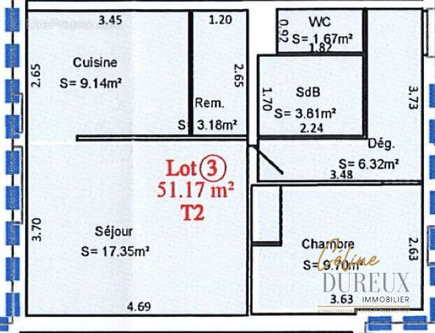 Appartement à BOURG-EN-BRESSE
