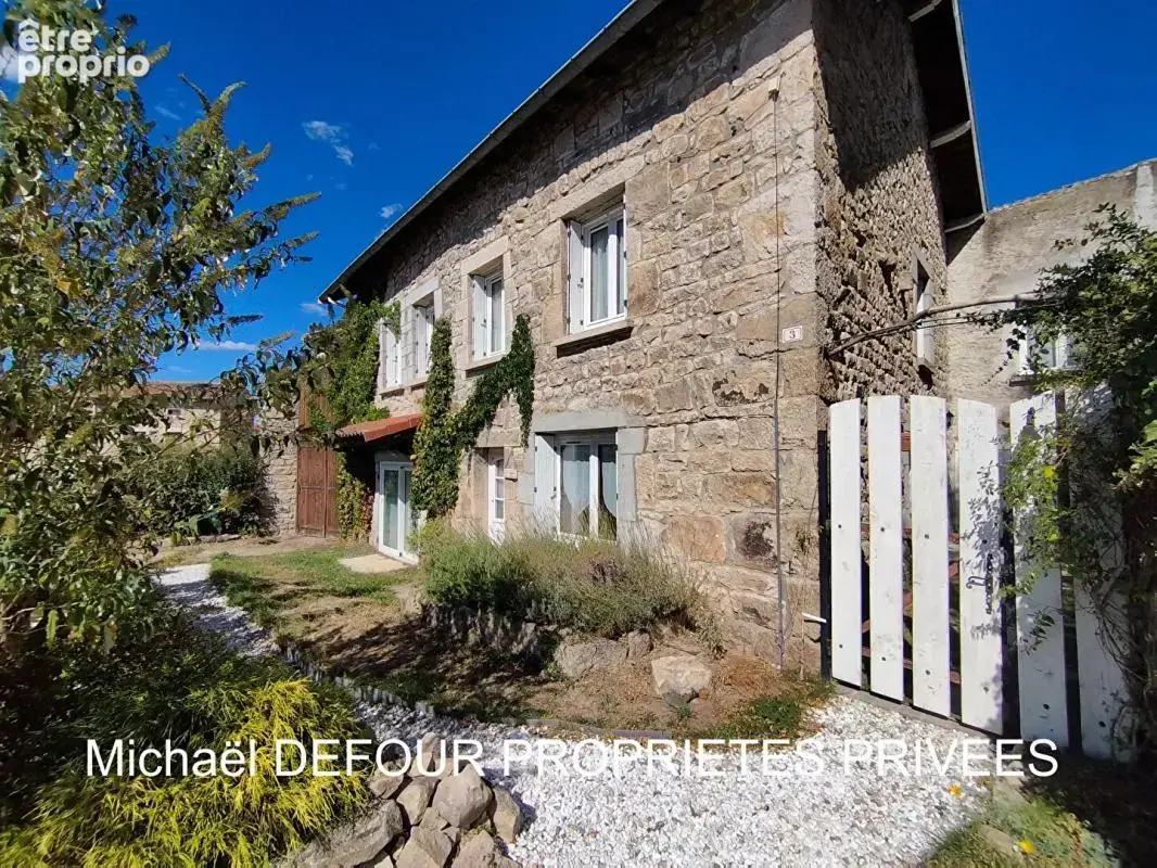 Les Villettes 43600 maison en pierre d'environ 122 m² habitables 3 chambres avec espace bureau sur environ 300 m² de terrain - photo 10