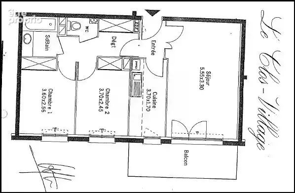 Appartement 3 pièces 55 m² à vendre à Torcy (77200) - photo 3