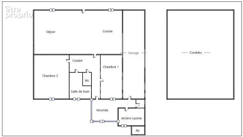 Maison rénovée avec grande pièce de vie - photo 14