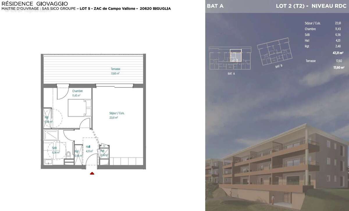Appartement à L&#039;ILE-ROUSSE