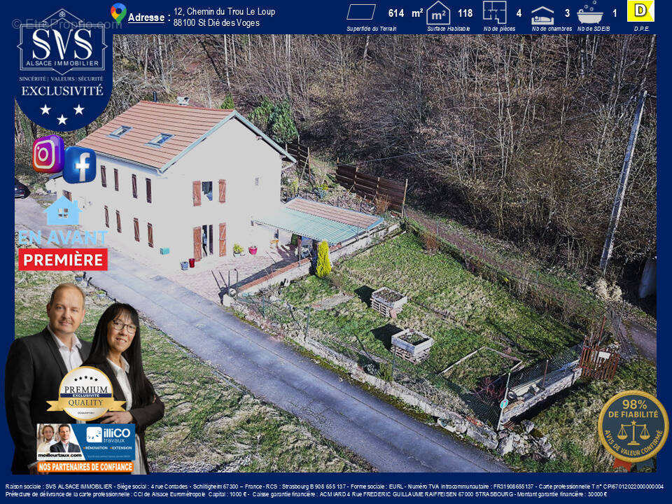 Maison à SAINT-DIE-DES-VOSGES