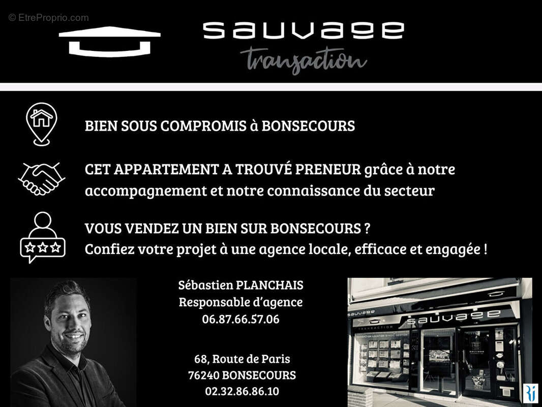 Appartement à BONSECOURS