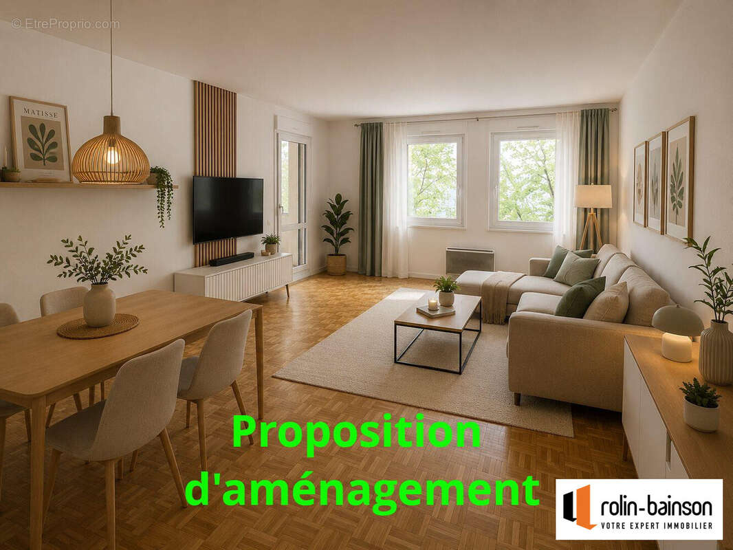 Appartement 84 m² à Villeurbanne  - photo 3