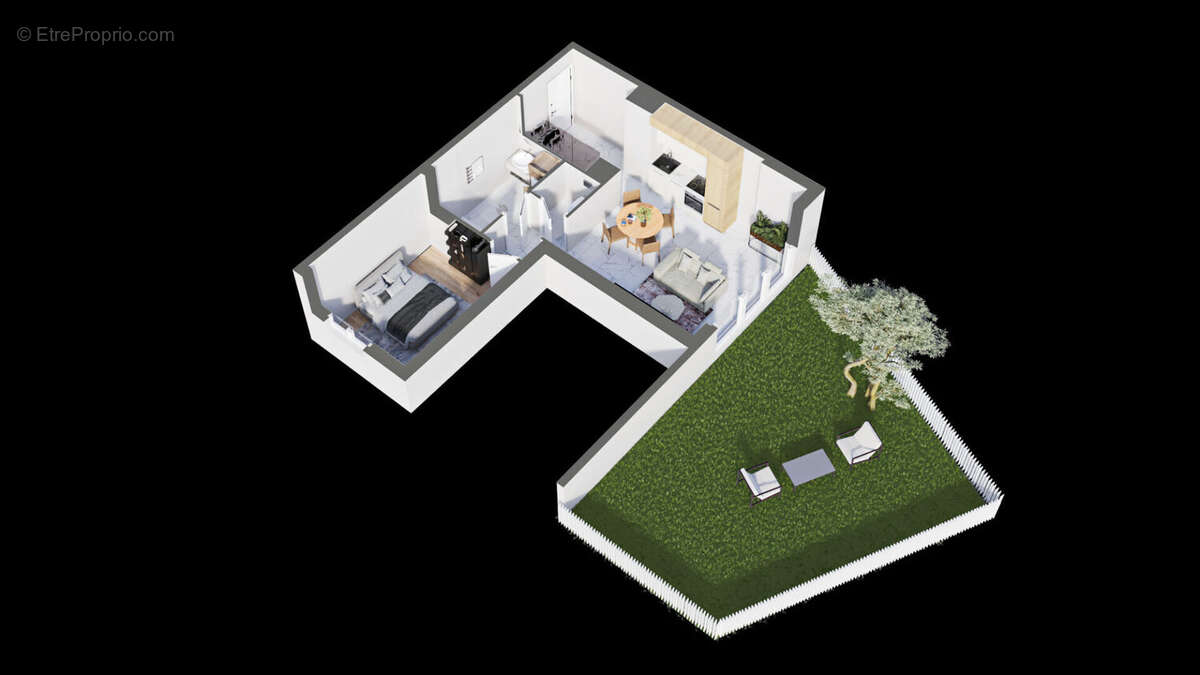 Appartement neuf 2 pièces 48.55 m2 en rez-de-jardin - photo 4