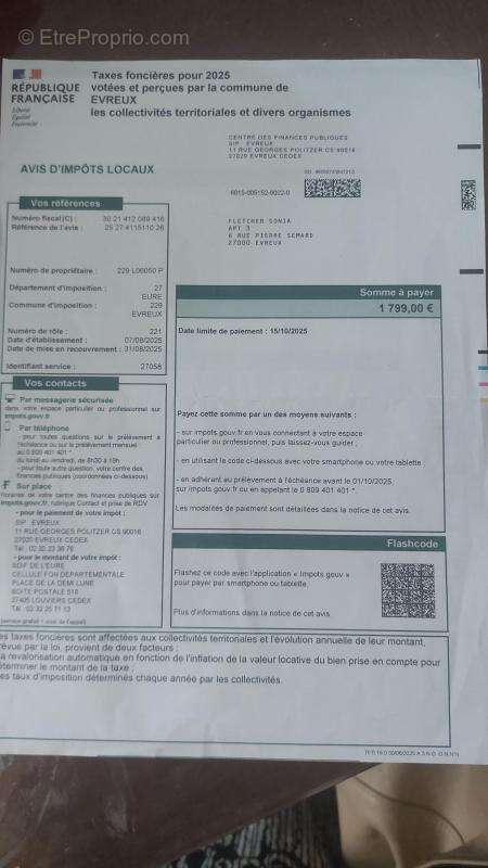 Appartement à EVREUX