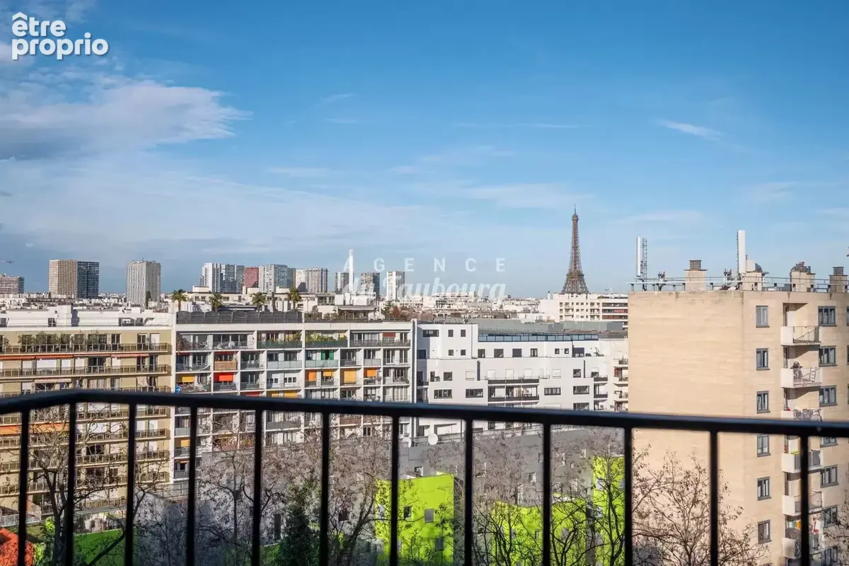 Appartement 3 pièces - 11ème étage avec asc. - vue Tour Eiffel - photo 5
