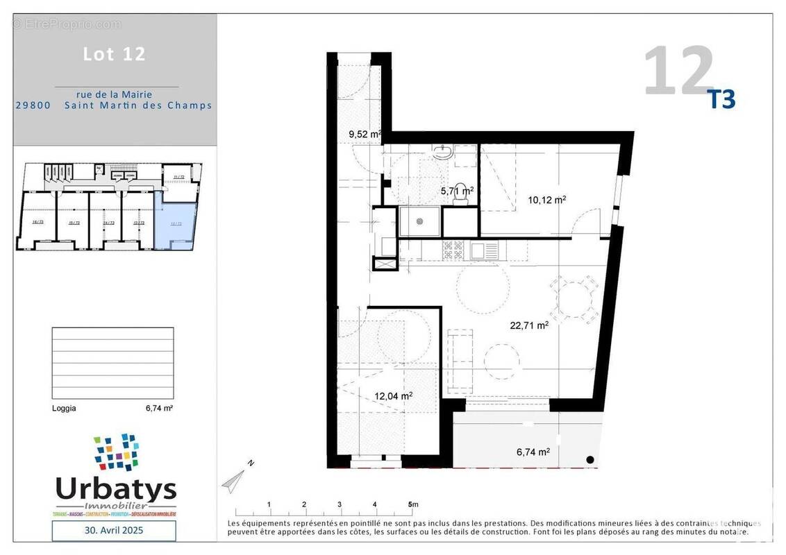 Photo 1 - Appartement à SAINT-MARTIN-DES-CHAMPS