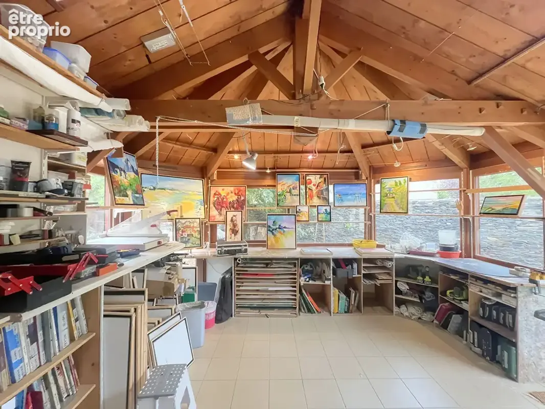 Maison d'architecte à vendre à Saint-Barthélemy d'Anjou avec terrasses et atelier - photo 4