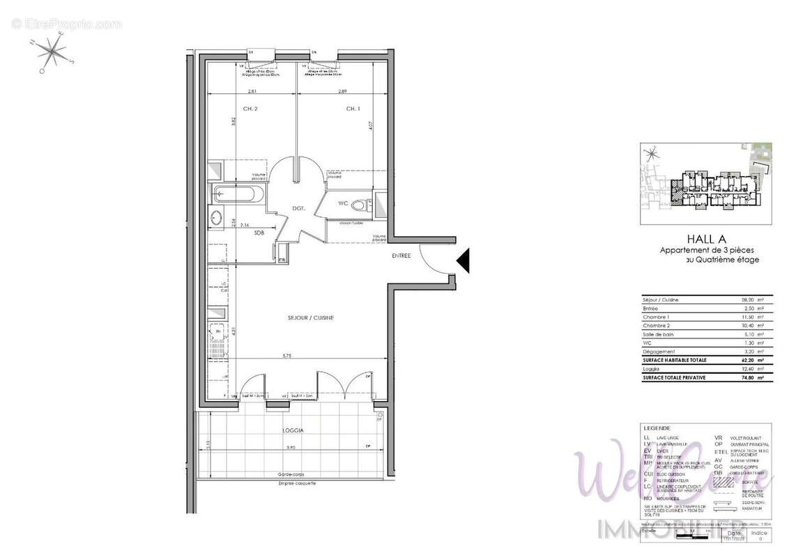 VEFA - Appartement T3 de 62m² côté Ouest avec box et cave à La Ravoire ! - photo 4