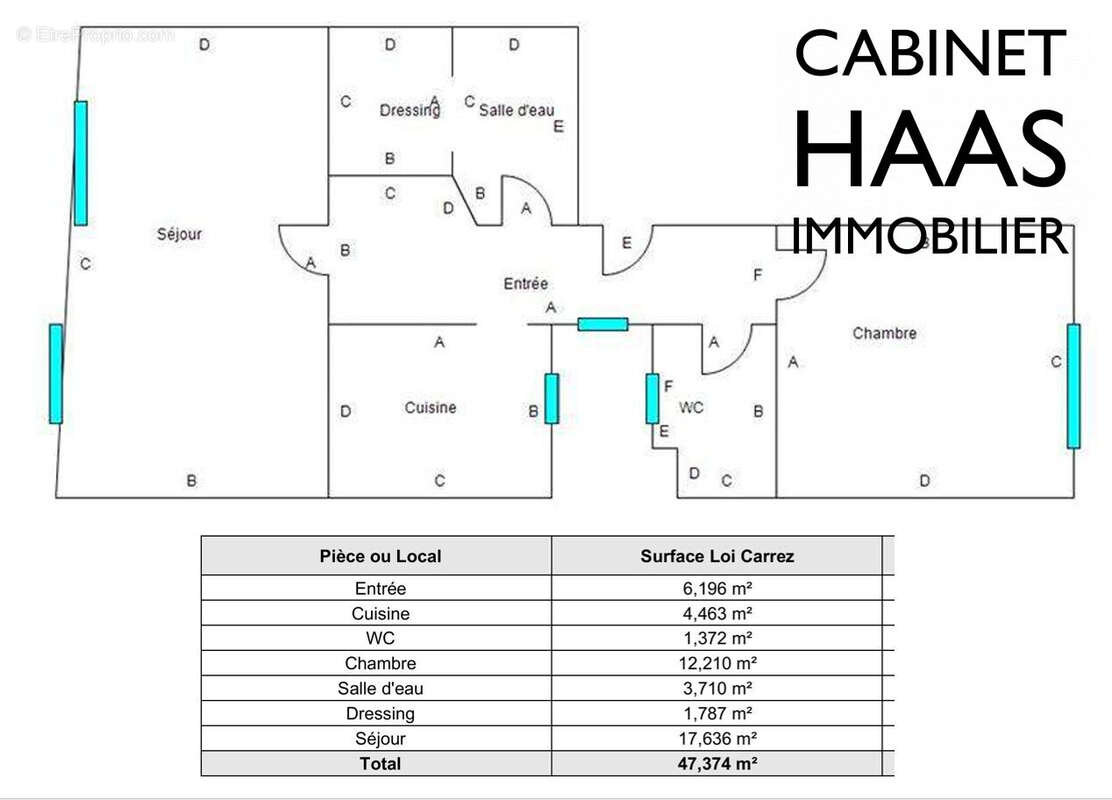 Plan - Appartement à BAGNOLET