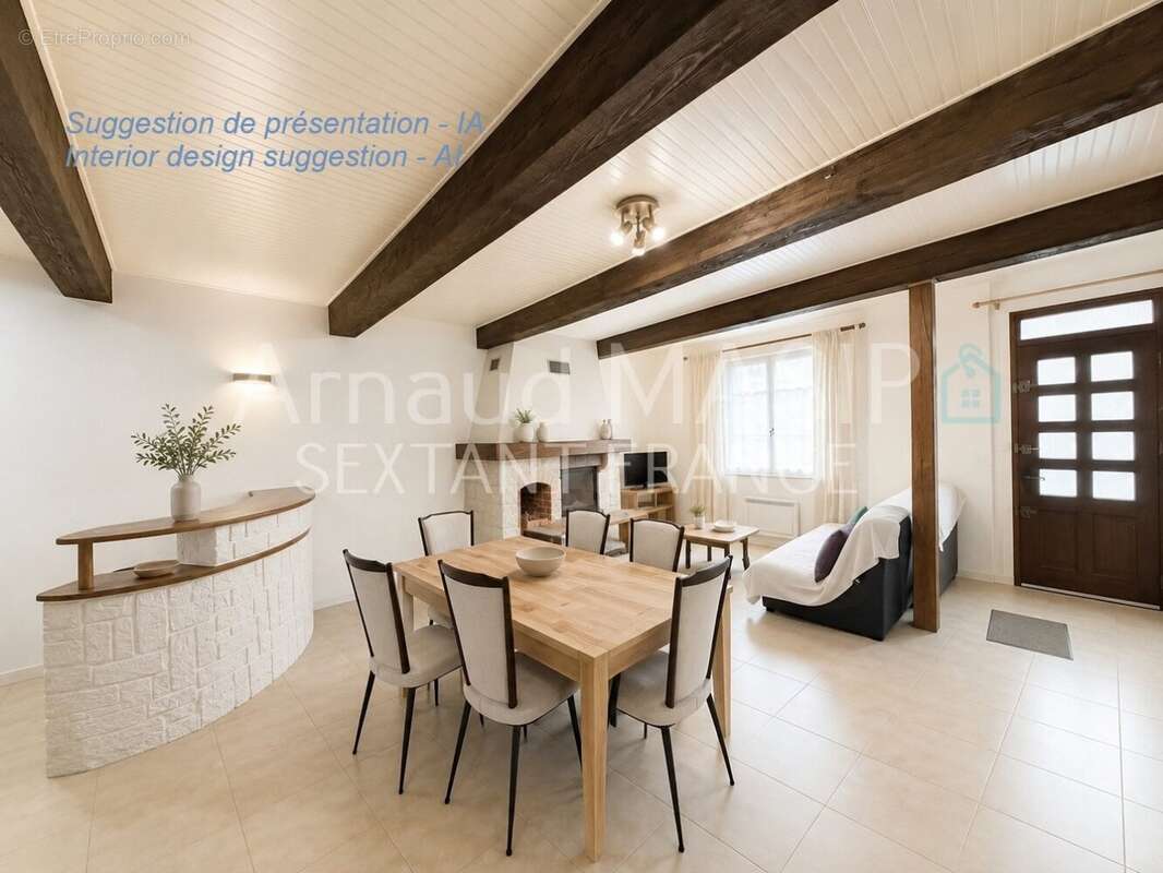 Maison beaux volumes, 156m² hab, 3 chambres, sdb + sde, piece loft, proche commodites - photo 4