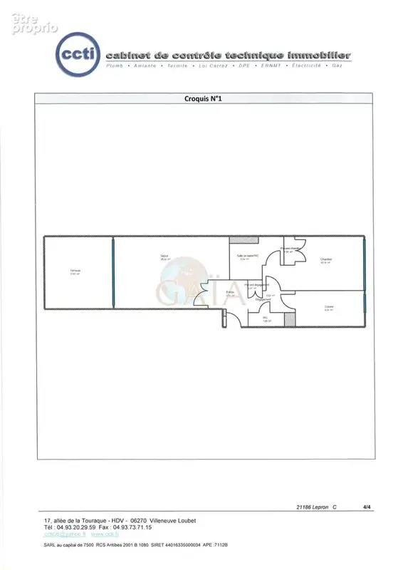 Juan les pins center bay vaste 2p 60m2 face mer garage - photo 12