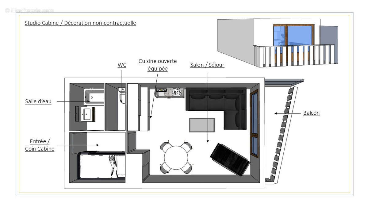 Appartement à SAINT-JEAN-DE-SIXT
