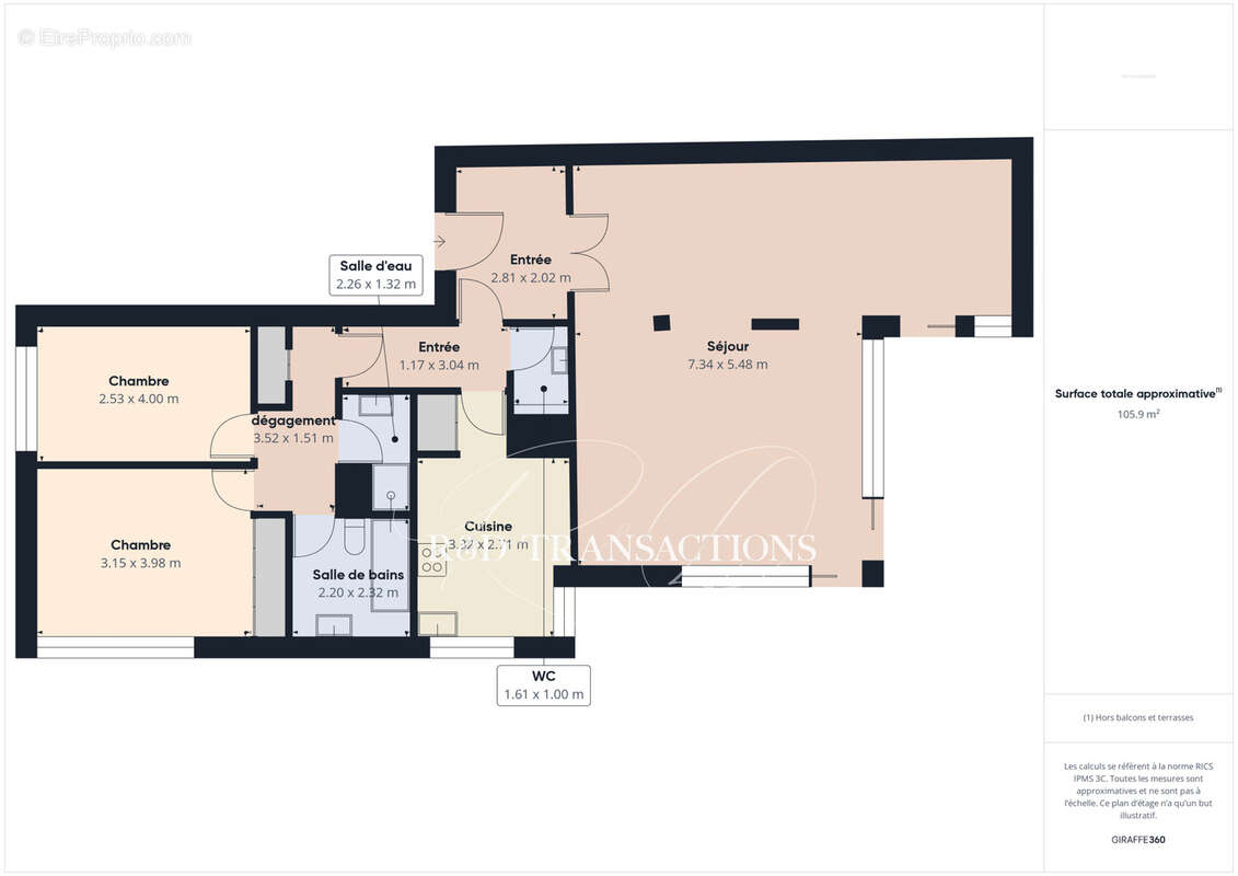 Appartement à NEUILLY-SUR-SEINE