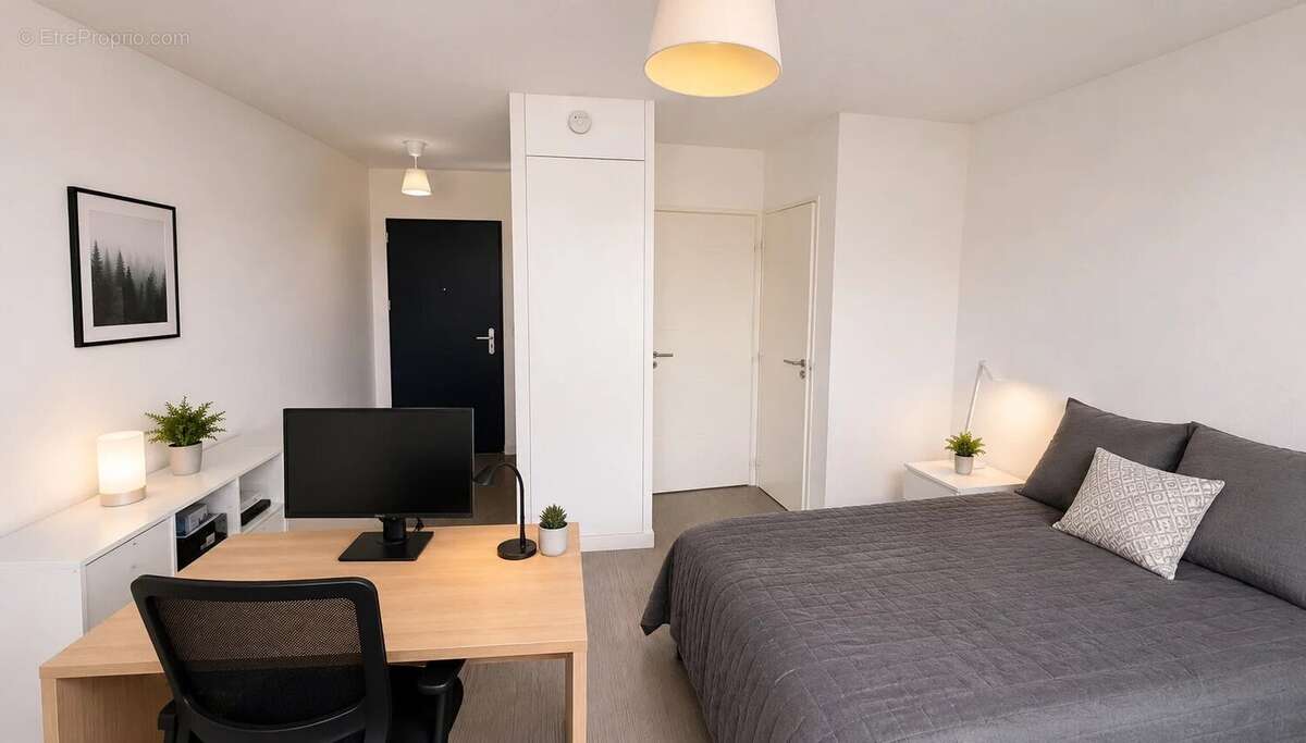 Appartement studio de 22.60m2 pour etudiant ou jeune actif - photo 3