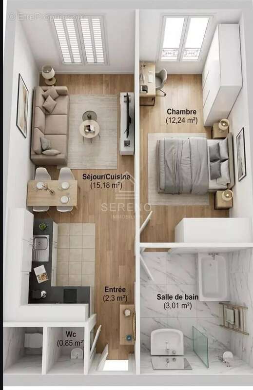 Appartement à MONTREUIL