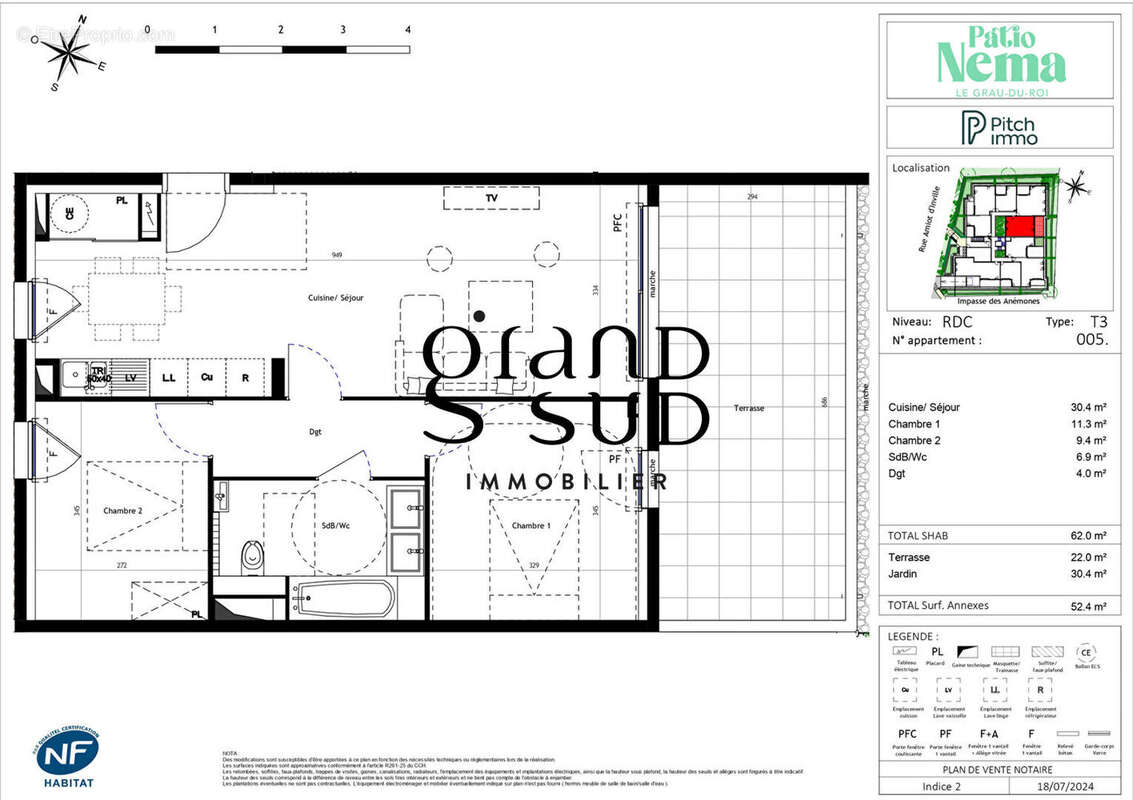 Appartement à LE GRAU-DU-ROI