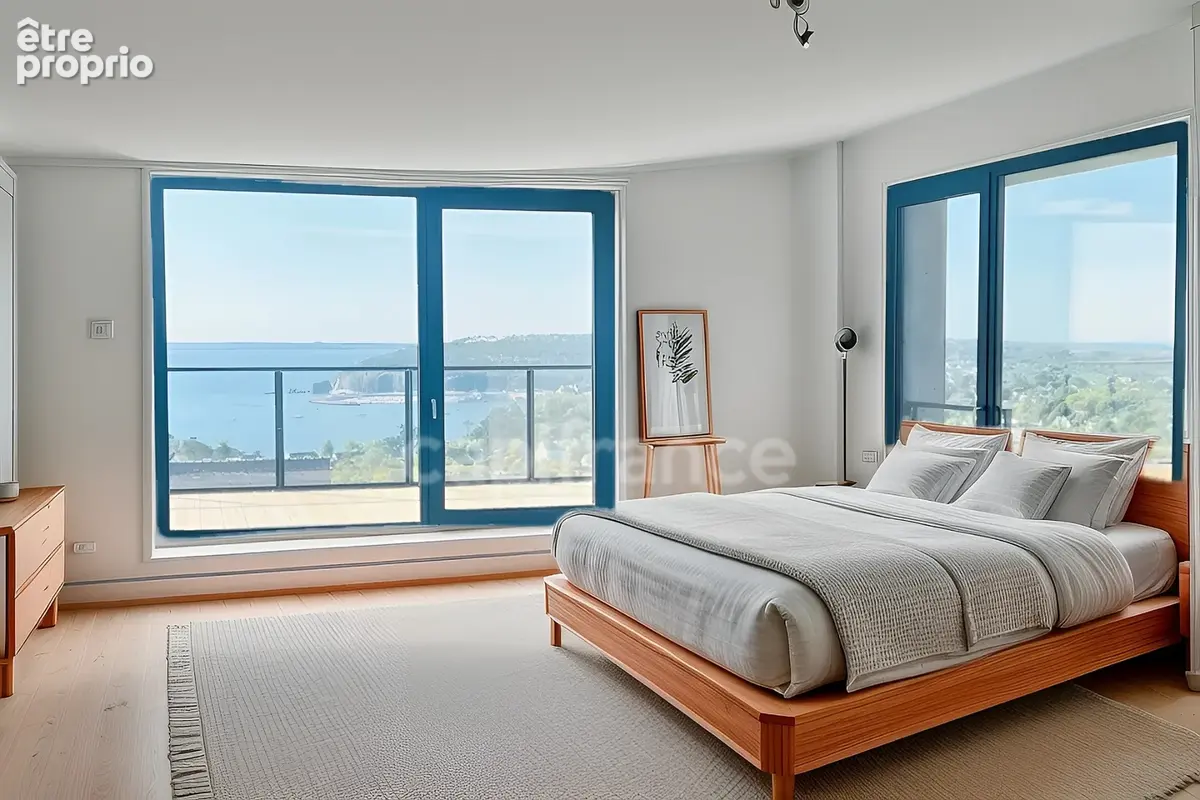 Département du Finistère (29) - À vendre : Crozon, centre-ville - Appartement penthouse T6 de 183 m² habitable avec vue panorami - photo 7