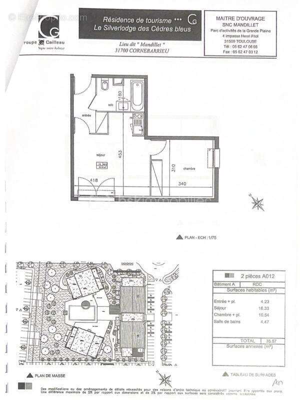 Appartement à CORNEBARRIEU
