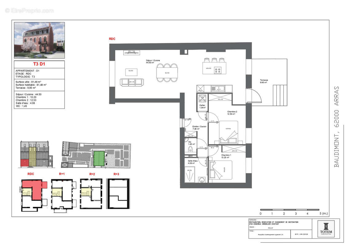 Appartement à ARRAS