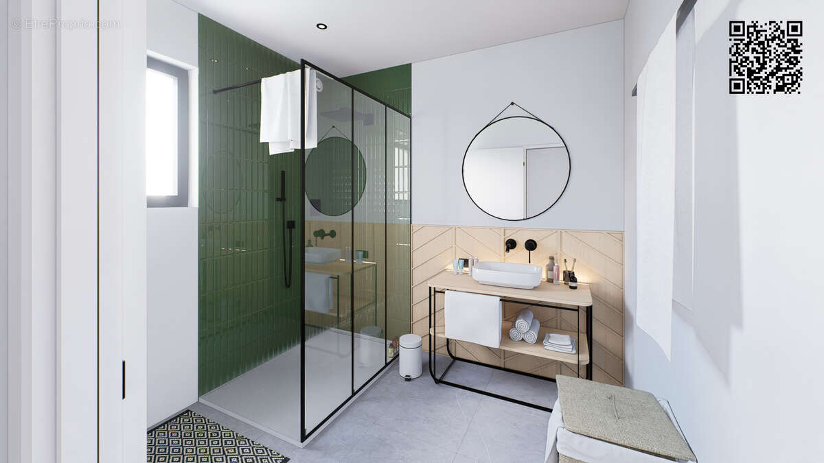 Proposition d'aménagement salle de bains - Image non contractuelle -  - Appartement à LONGESSAIGNE